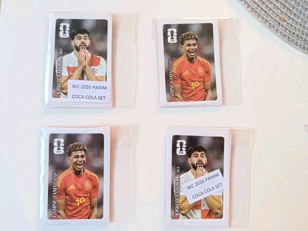 Panini FIFA WORLD CUP 2026 Coca Cola Sticker All C1-C12, Verzamelen, Ophalen of Verzenden, Zo goed als nieuw, Buitenlandse clubs