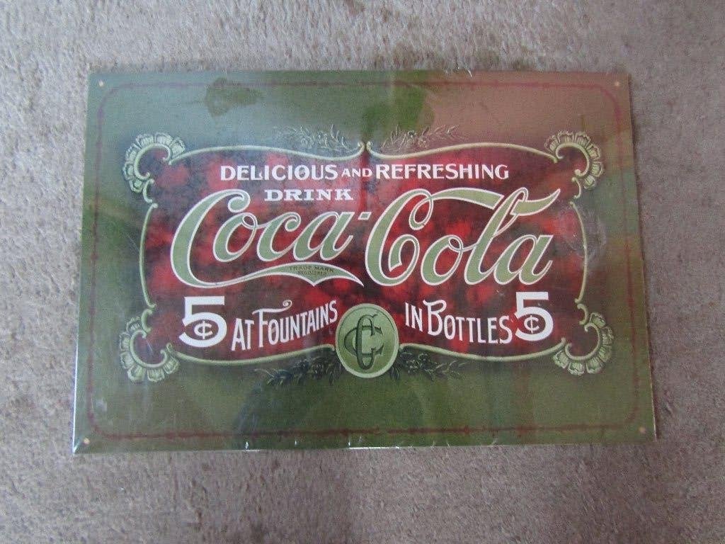 emaille reclamebord: Coca Cola GESEALD, Ophalen of Verzenden