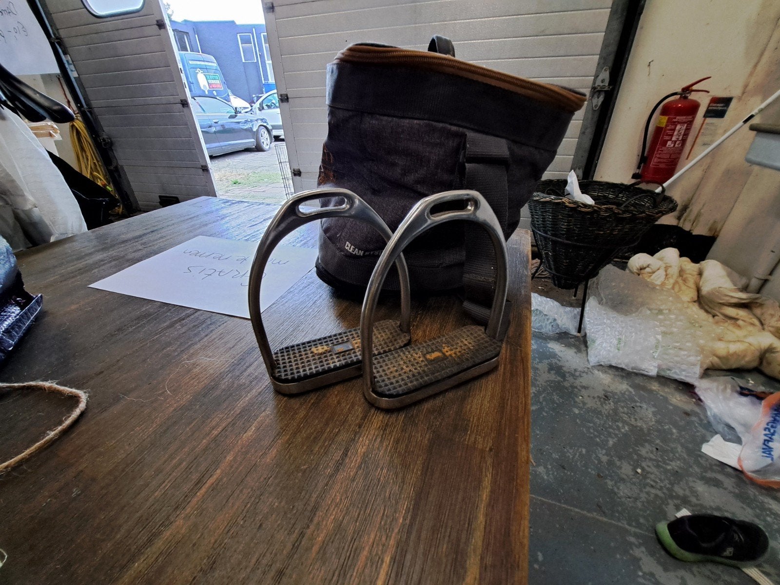 garage sale, Ophalen