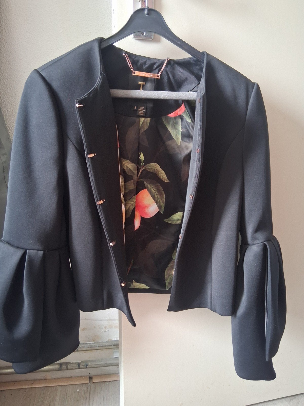Ted Baker Jasje Maat 38/40, Maat 38/40 (M), Zwart, Ophalen of Verzenden, Zo goed als nieuw