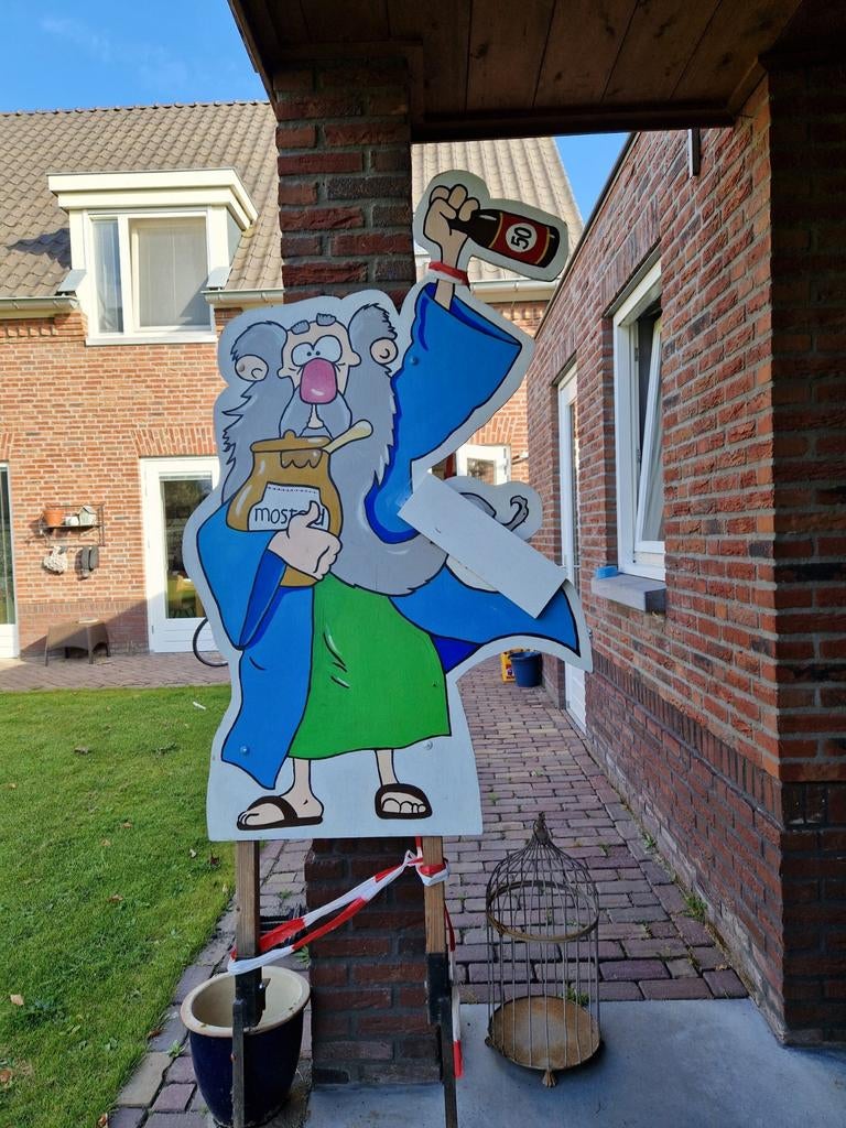 Abraham pop 50 jaar - Feestdecoratie, Ophalen of Verzenden, Gebruikt, Feestartikel, Abraham of Sarah