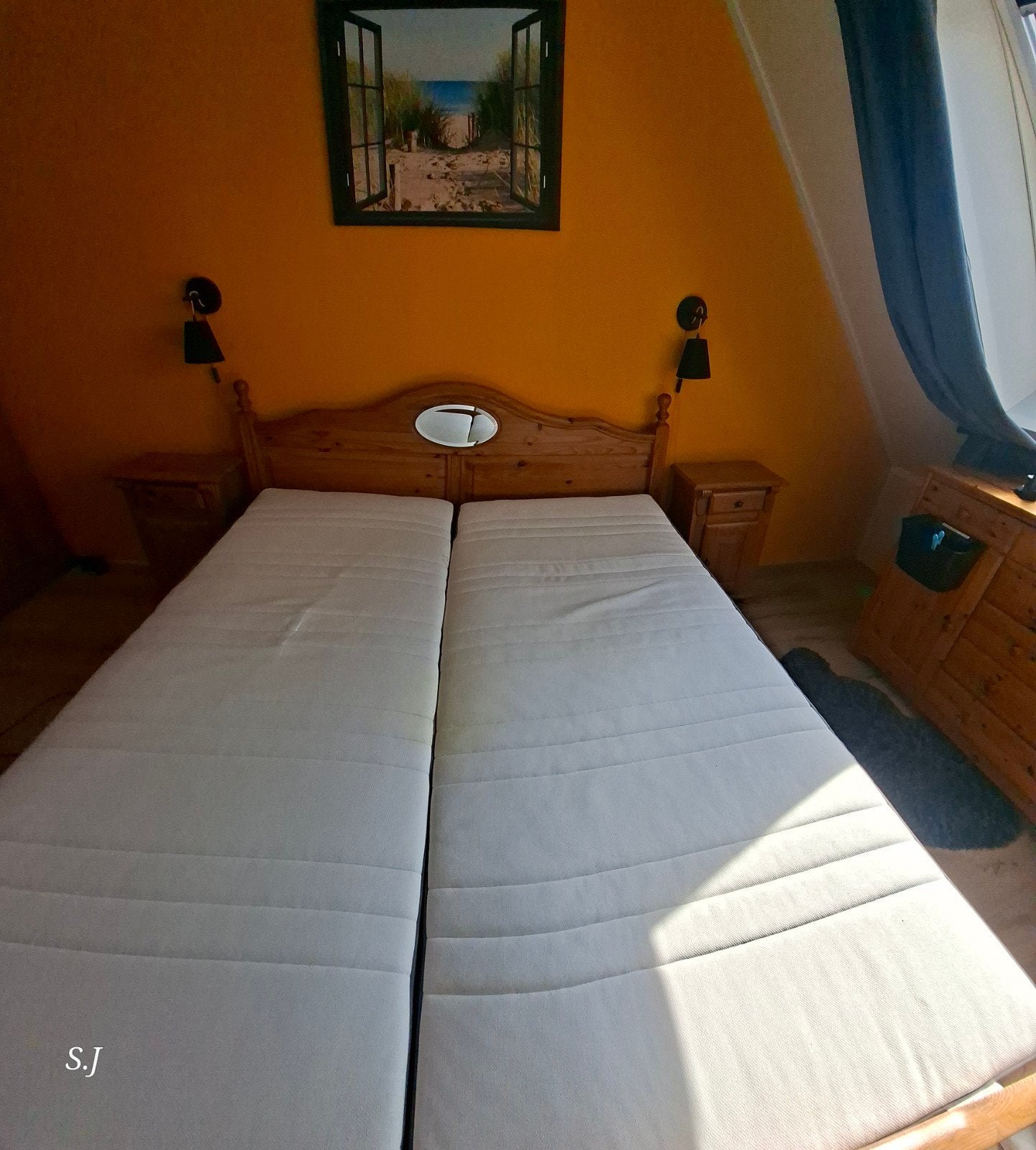Tweepersoonsbed 180x200, Ophalen, Tweepersoons, 180 cm, 200 cm