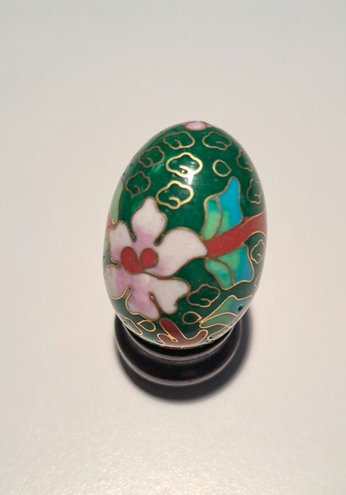 Set van 9 Cloisonné Eieren op Standaard, Ophalen of Verzenden