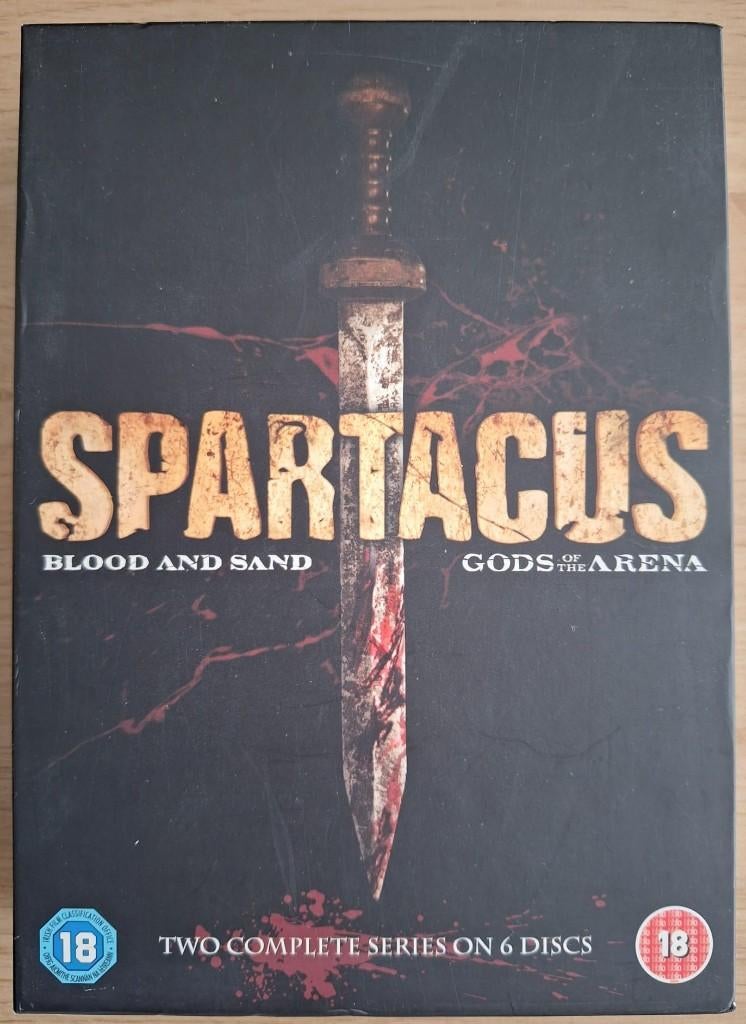 Spartacus Two Complete series (DVD box), Cd's en Dvd's, Dvd's | Tv en Series, Zo goed als nieuw, Drama, Boxset, Vanaf 16 jaar