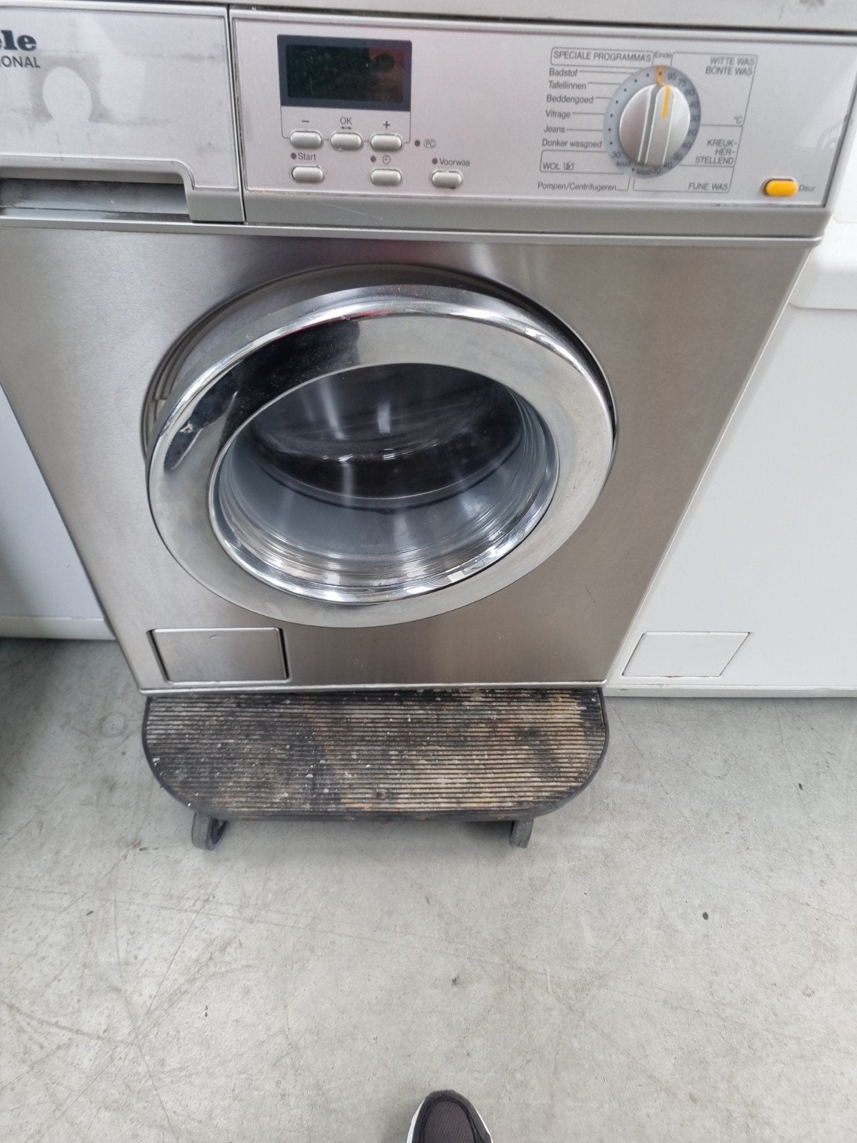 Miele Professional PW 5065 Wasmachine - Gebruikt, Witgoed en Apparatuur, Wasmachines, Ophalen, Gebruikt, Voorlader, Wolwasprogramma