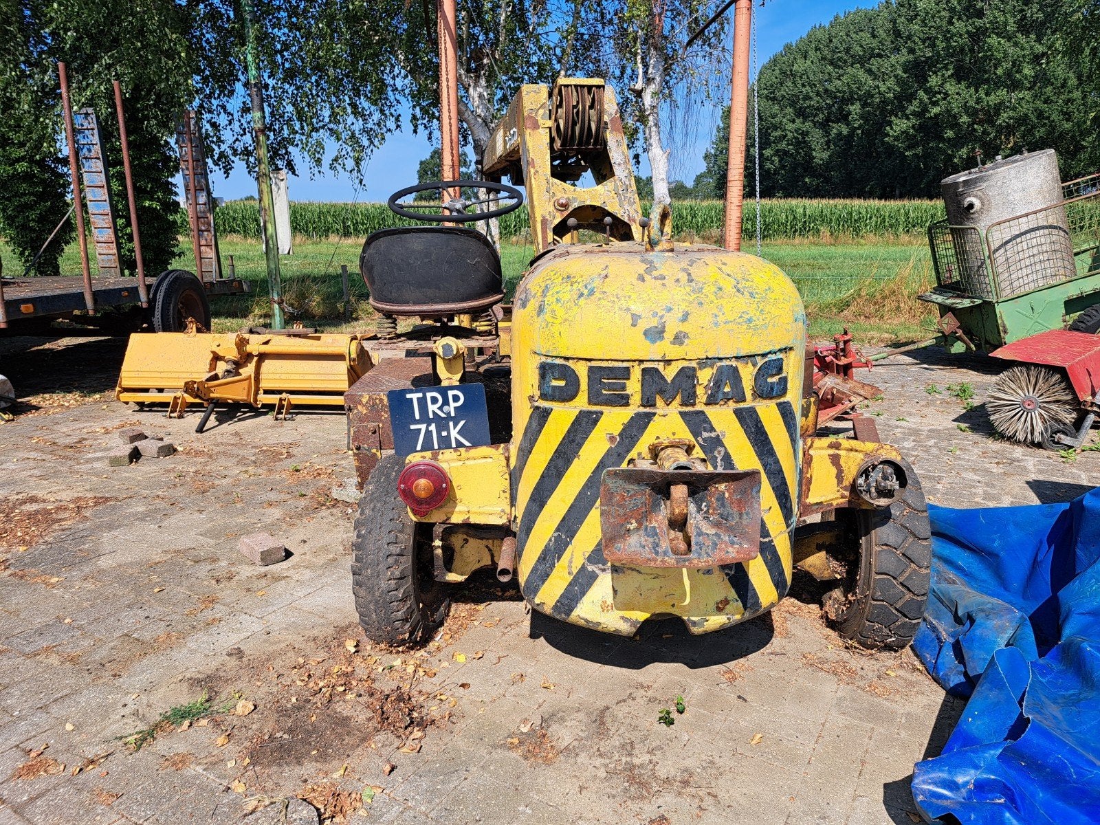 Demag V 25 B/C/D Hijswerktuig - Oude Kraan, Ophalen