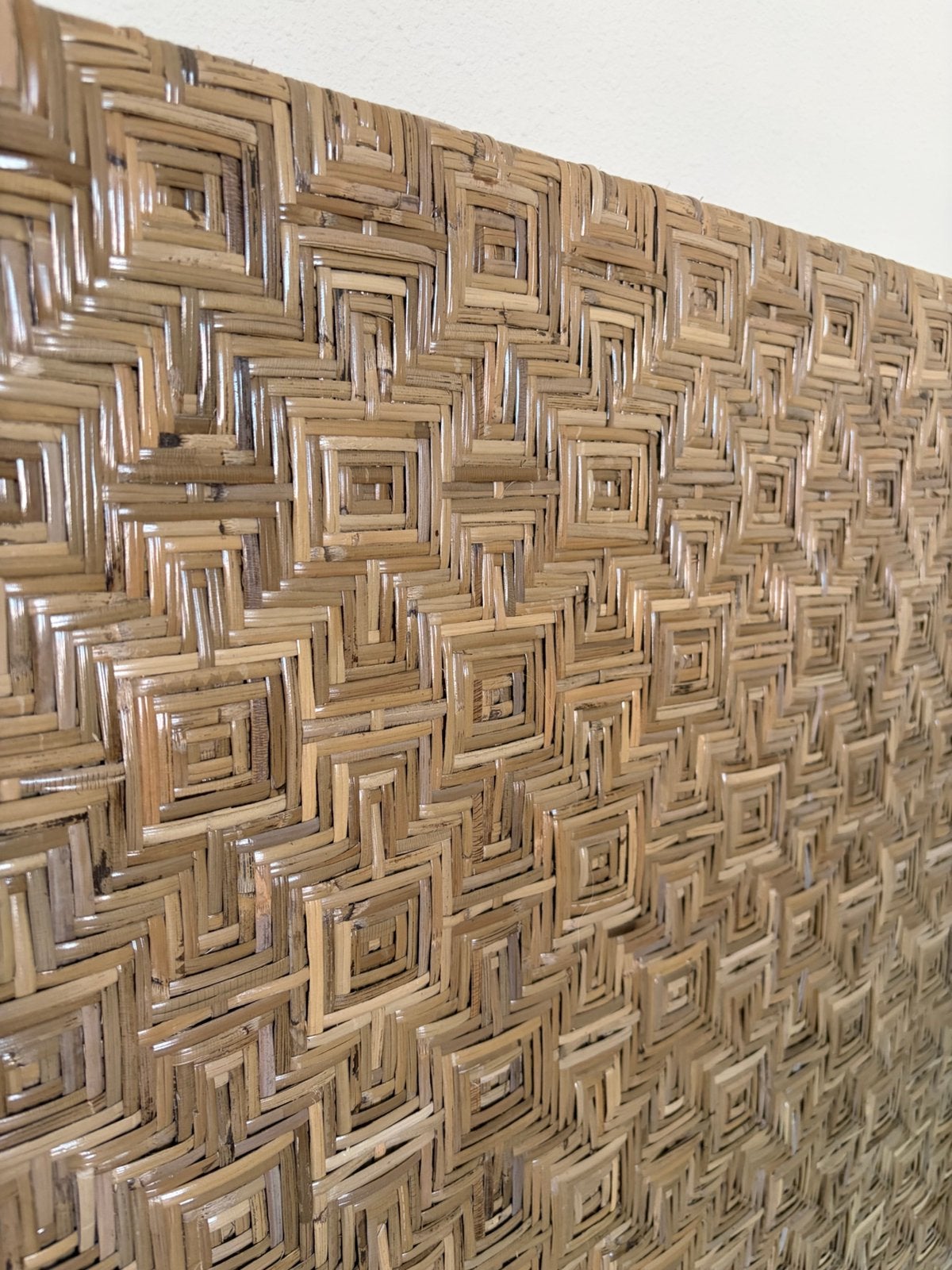 Mooi groot hoodbotd rotan van Riviera Maison 191 x 104 cm, Ophalen, Tweepersoons, Zo goed als nieuw, Overige maten