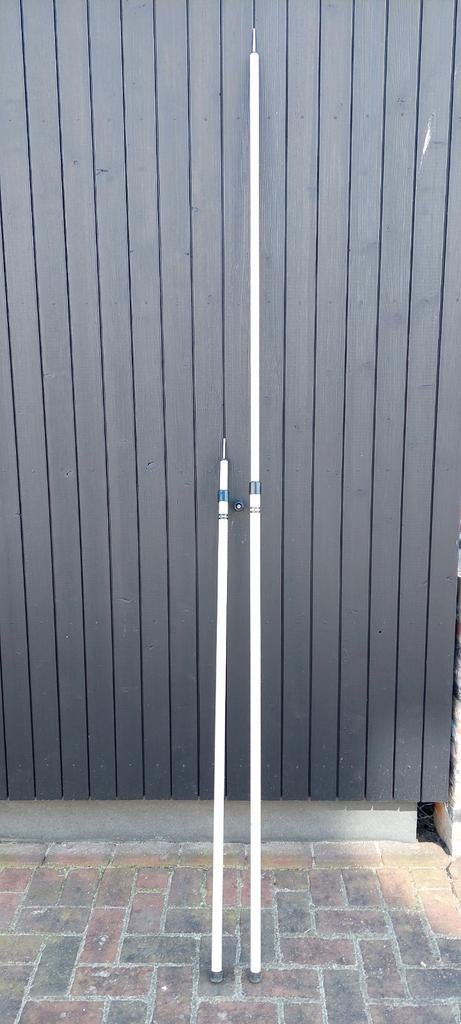 Set van 2 uitschuifbare aluminium tentstokken tot 2m, Ophalen, Gebruikt