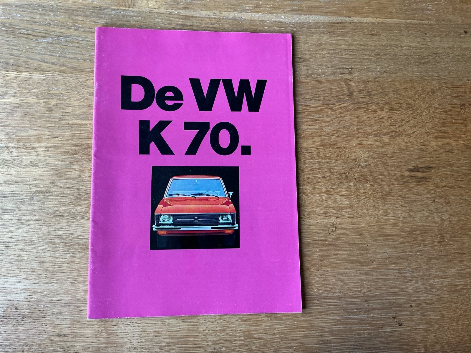 Volkswagen VW K70 brochure uit 1971, Ophalen of Verzenden, Zo goed als nieuw, Volkswagen