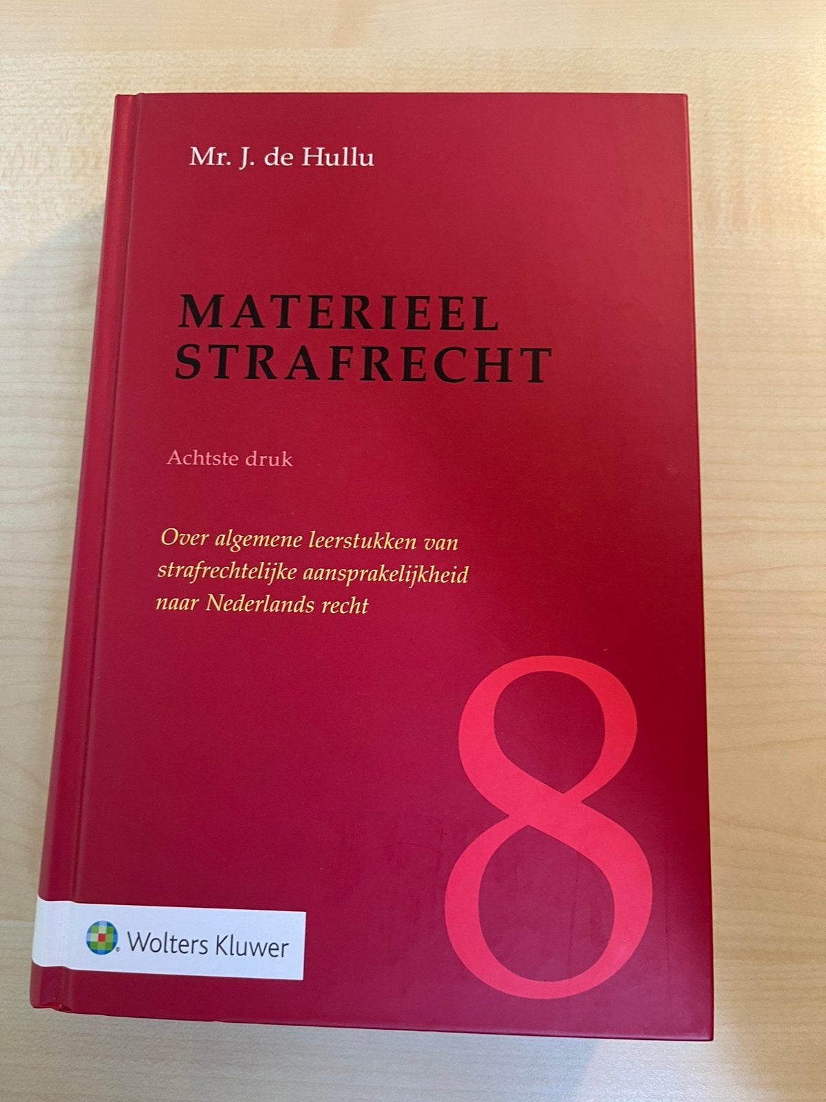 Materieel strafrecht, Ophalen of Verzenden, Beta, Zo goed als nieuw, HBO
