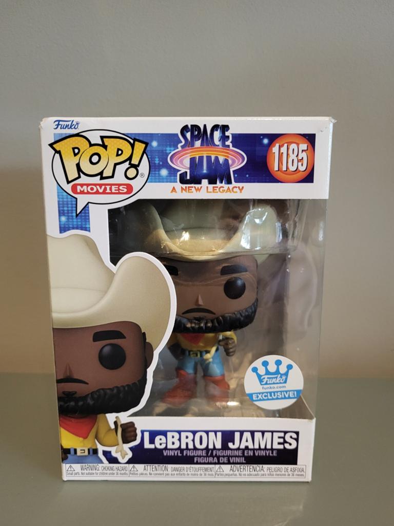 Funko Pop! Space Jam 2 LeBron James Cowboy 1185, Ophalen of Verzenden, Nieuw