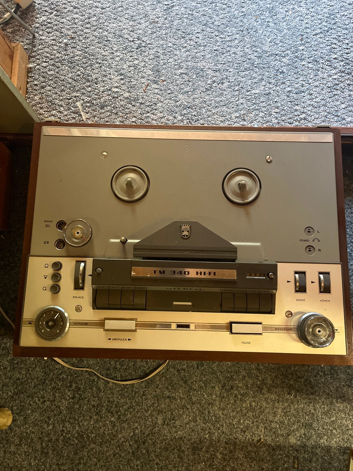 Grundig TM 340 Hi-Fi Bandrecorder, Ophalen, Bandrecorder