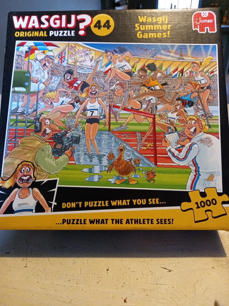 Wasgij puzzel 1000 stukjes, Hobby en Vrije tijd, Denksport en Puzzels, Ophalen, 500 t/m 1500 stukjes, Zo goed als nieuw