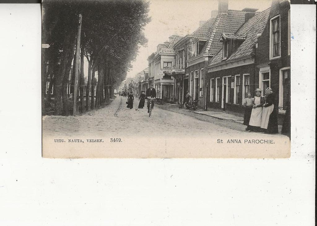 St Anna-Parochie Dorpsgezicht, Ophalen of Verzenden, Voor 1920, Ongelopen, Friesland