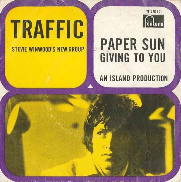 Vinyl single - Traffic ‎– Paper Sun, Gebruikt, 7 inch, Ophalen of Verzenden, Pop