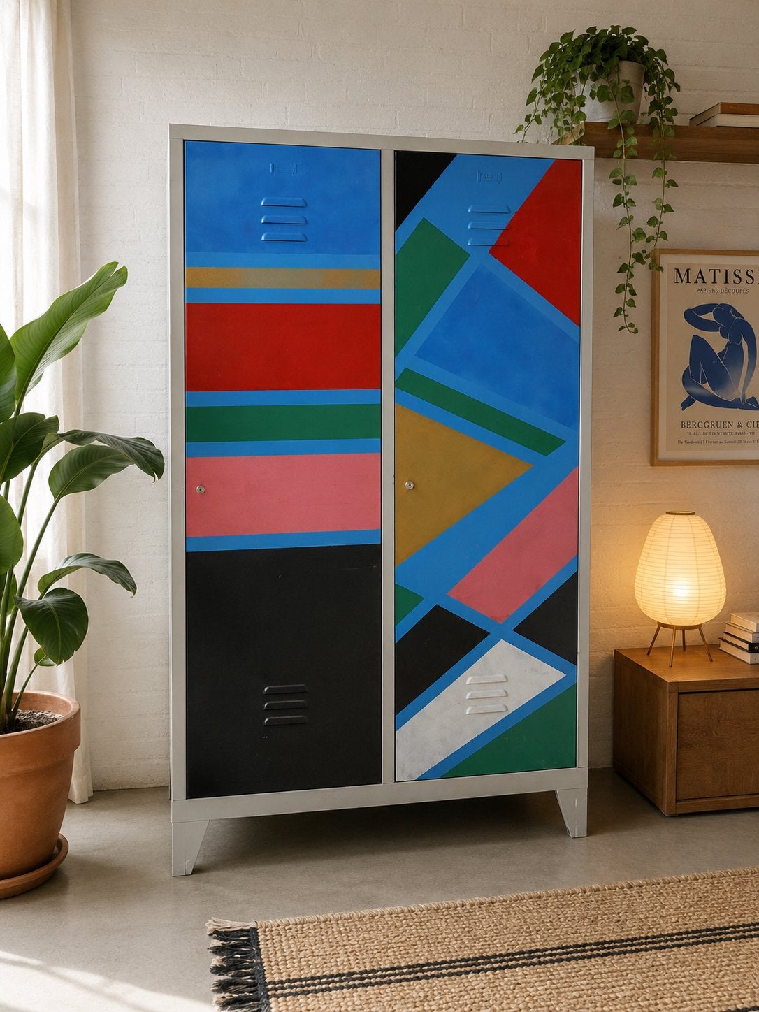 Locker kasten, Ophalen, Zo goed als nieuw