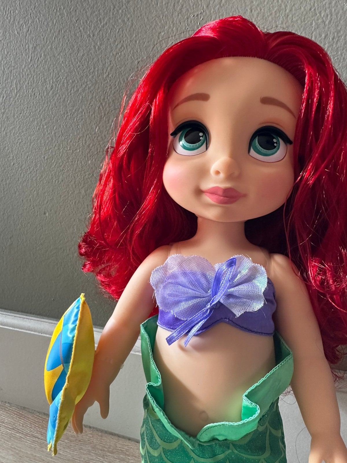 Originele Disney Ariel Zeemeermin Pop met Botje, Ophalen, Zo goed als nieuw, Overige typen