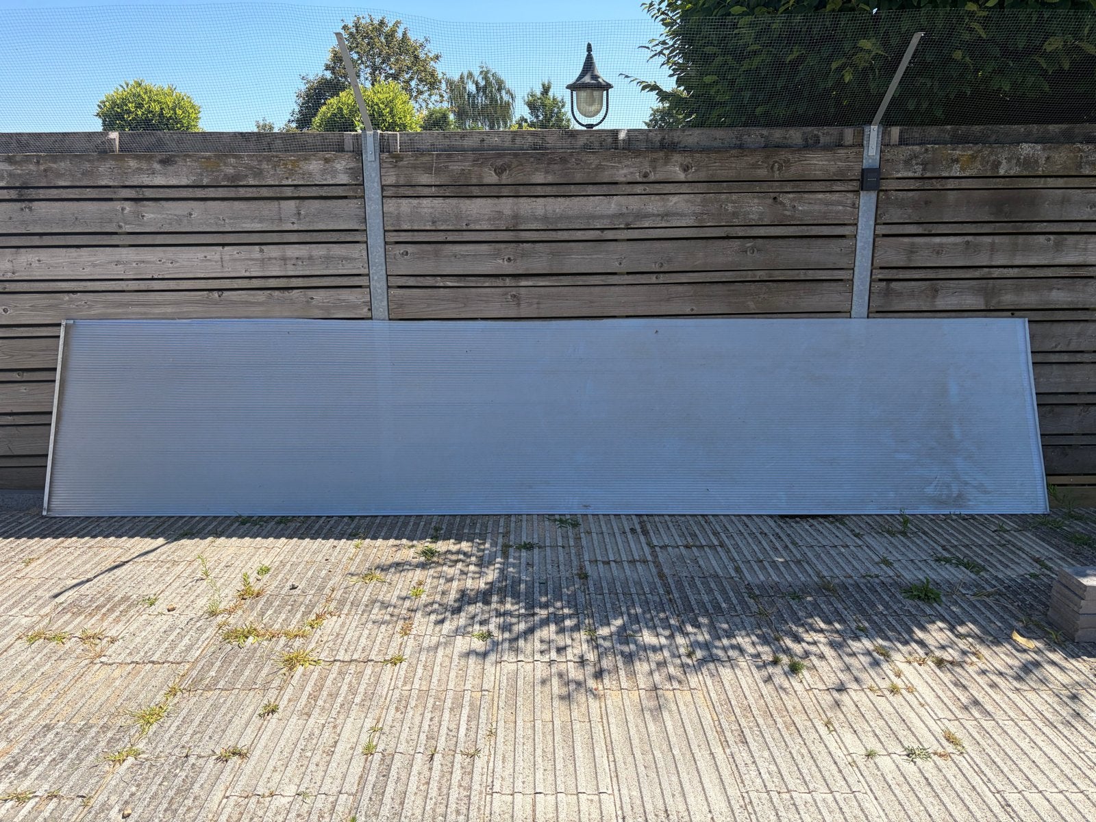 Polycarbonaatplaat 4,51m lang, Ophalen, Gebruikt, Minder dan 25 mm, Overige typen