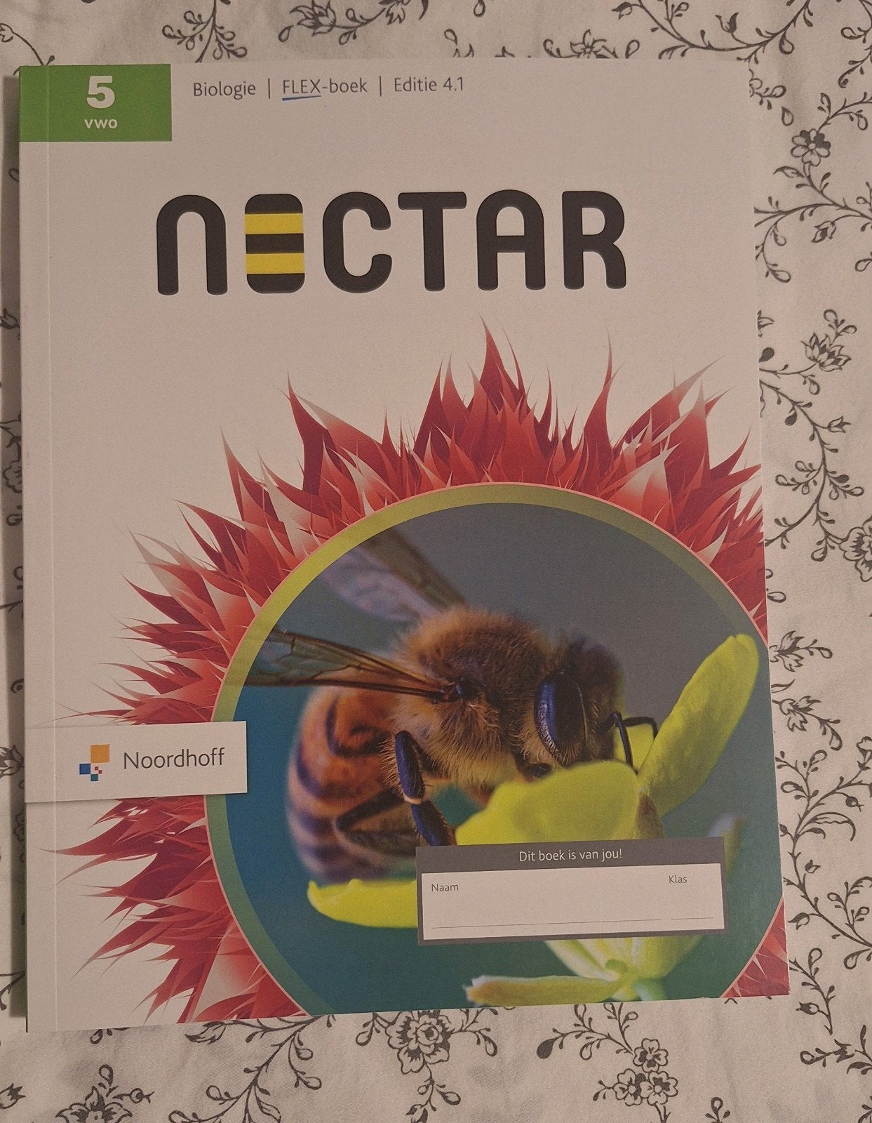 Nectar Biologie FLEX-boek VWO 5 Editie 4.1 Noordhoff, Ophalen of Verzenden, Zo goed als nieuw, VWO, Biologie
