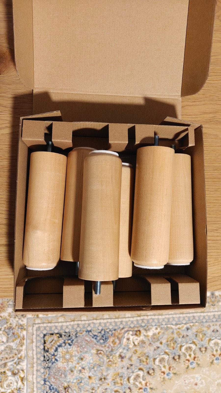 IKEA poten voor meubels (6 stuks) 15 cm, Ophalen of Verzenden, Nieuw