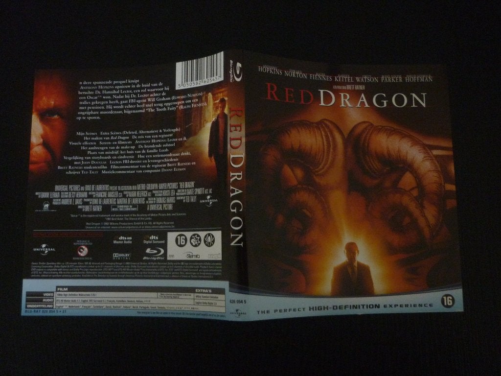 Red Dragon (originele blu-ray), Cd's en Dvd's, Horror, Engels, Vanaf 16 jaar, Ophalen of Verzenden