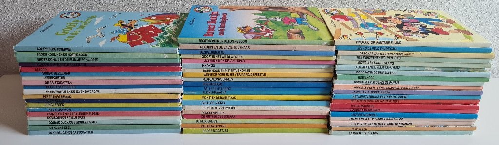 Disney boekenclub collectie 59 stuks, Ophalen of Verzenden, Overige figuren, Gebruikt, Overige typen