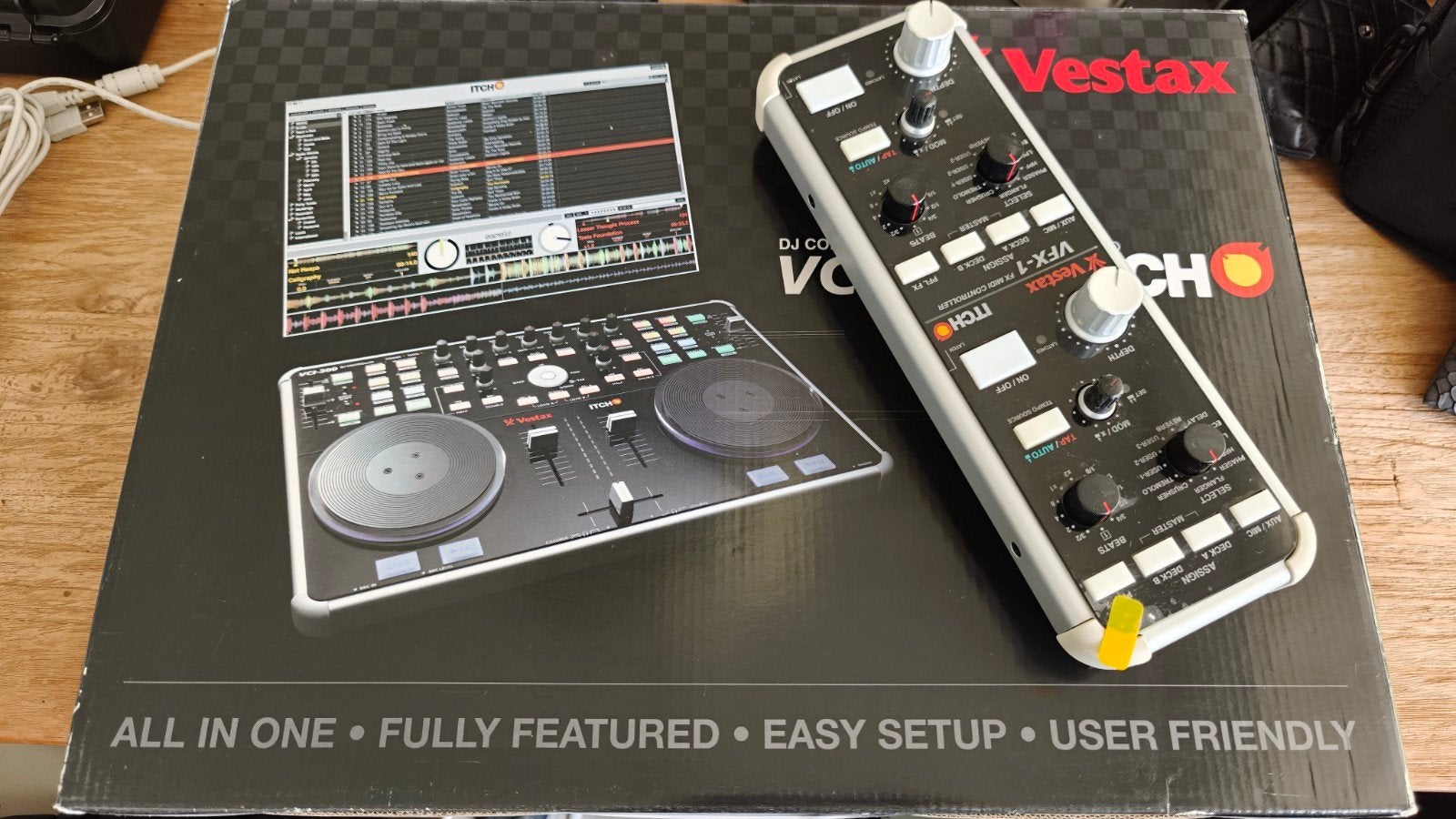Vestax VCI 300 DJ Controller met VFX-1 FX Unit, Ophalen of Verzenden, Zo goed als nieuw, Overige merken