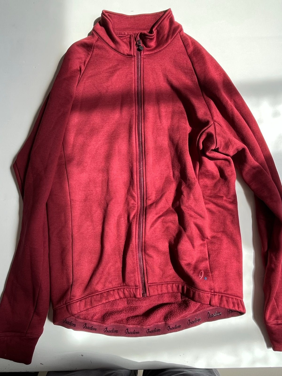 Isadore Signature Deep Winter Jersey Cabernet L ongedragen, Fietsen en Brommers, Fietsaccessoires | Fietskleding, Ophalen of Verzenden