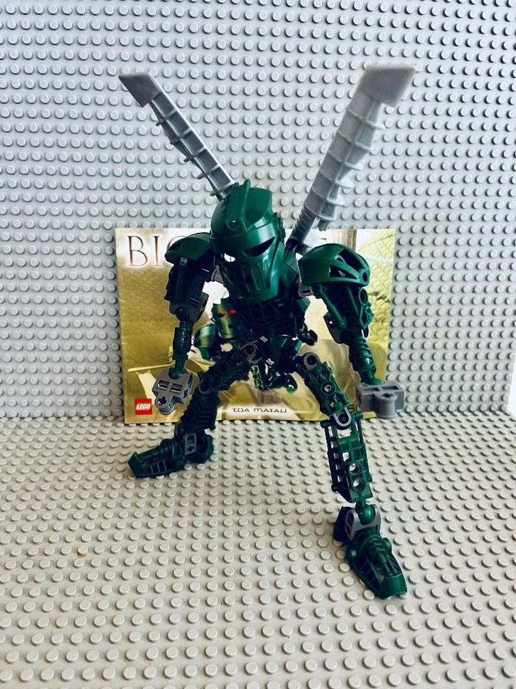 LEGO Bionicle 8605 Toa Matau, Gebruikt, Bionicle, Lego, Compleet