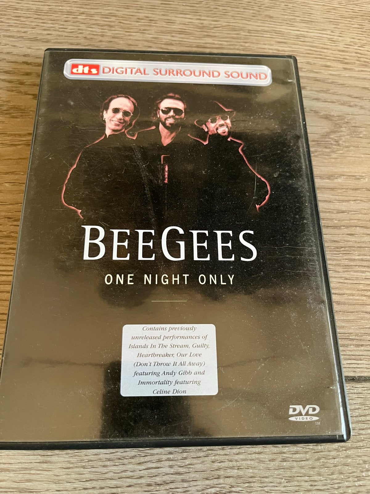 Bee Gees - One Night Only DVD (DTS Digital Surround Sound), Alle leeftijden, Ophalen of Verzenden, Concert, Gebruikt
