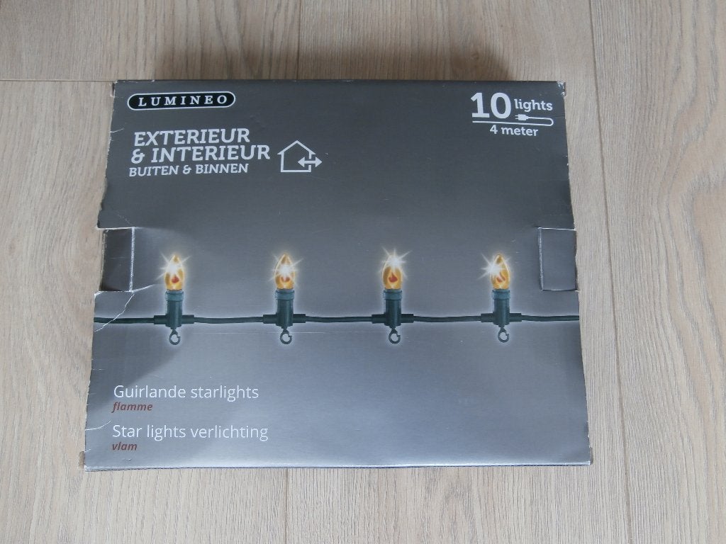 Lumineo vlamverlichting voor vuurkorf, Tuin en Terras, Ophalen, Minder dan 50 watt, Overige typen, Netvoeding