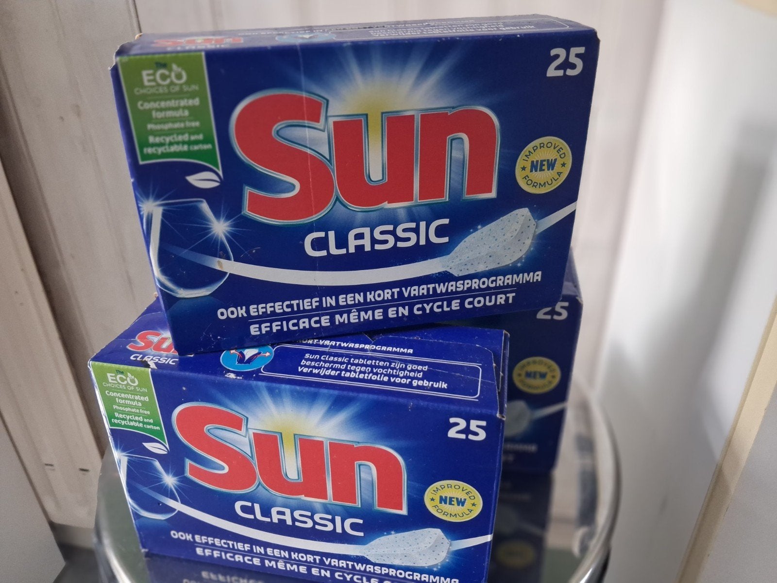 Sun vaatwas tabletten 3x 25 pack Nieuw!, Ophalen, Schoonmaakmiddel