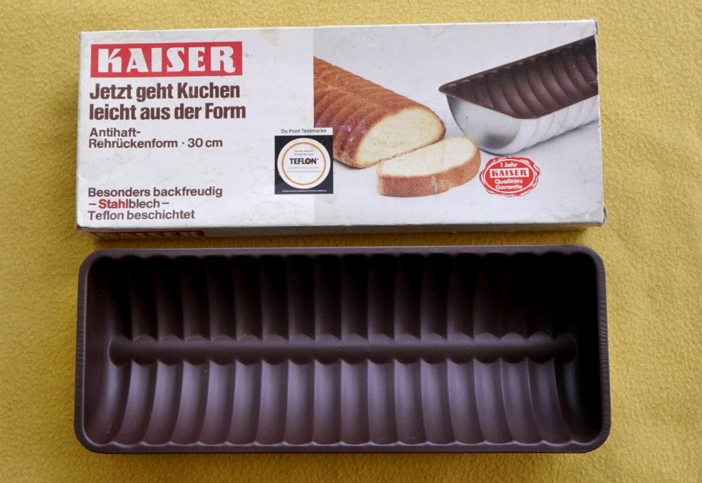 Traditioneel Kaiser "Reerug" bakblik, Ophalen of Verzenden
