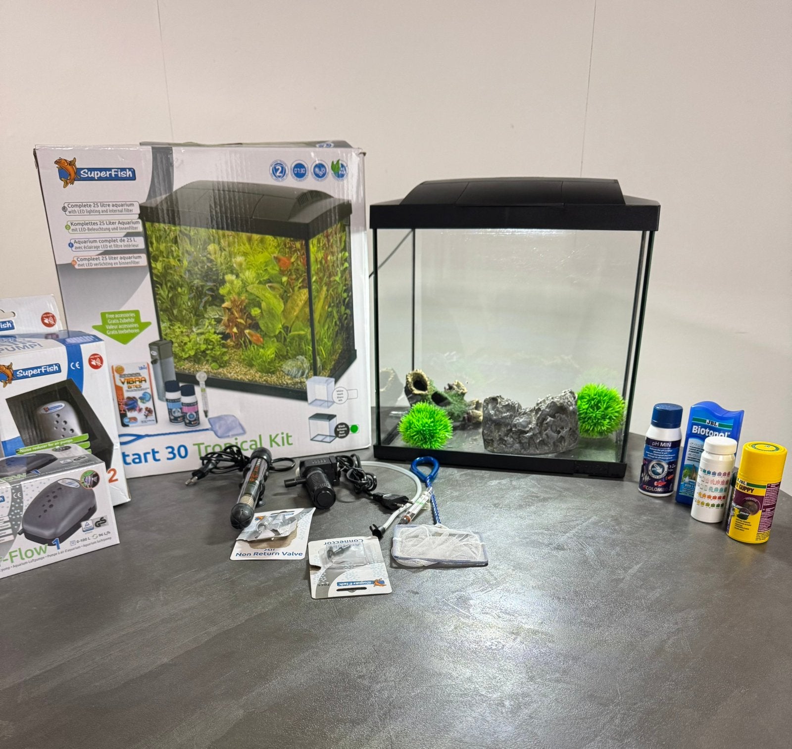 superfish start 30 tropical aquarium, Dieren en Toebehoren, Ophalen, Zo goed als nieuw, Leeg aquarium