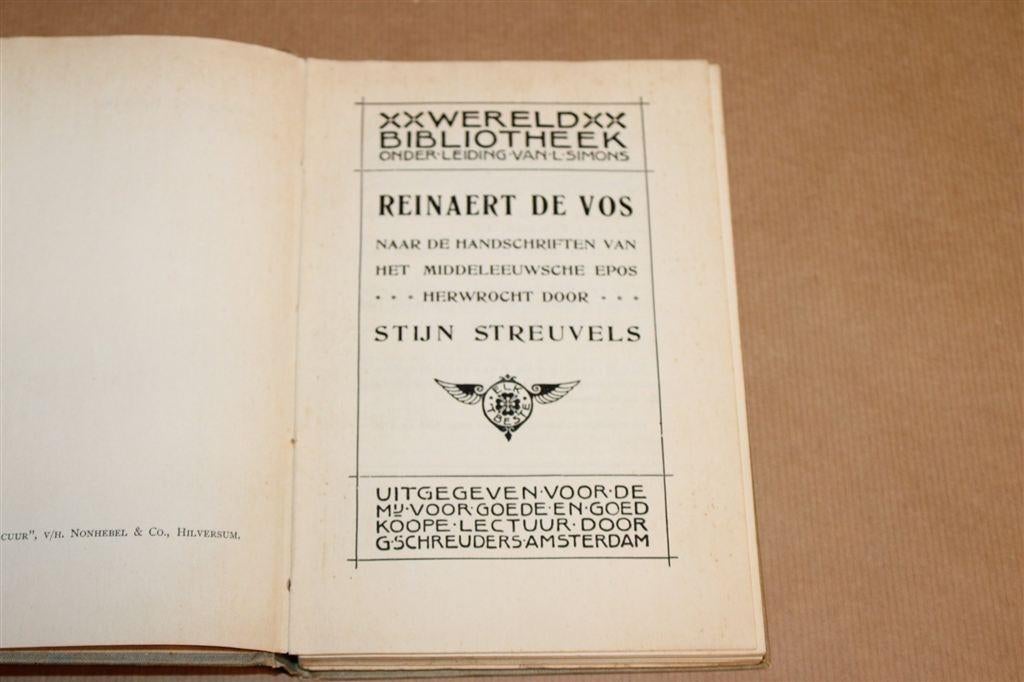 Reinaert de Vos — Stijn Streuvels Bewerking 1907, Ophalen of Verzenden, Gelezen