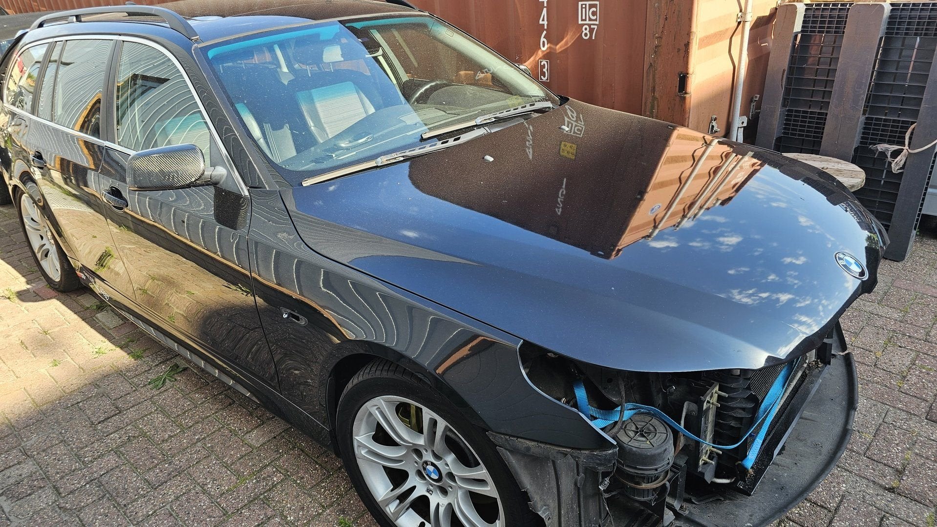 BMW 5 serie E61 525i M54 2004 voor demontage onderdelen kleu, Gebruikt, -, -, Ophalen of Verzenden