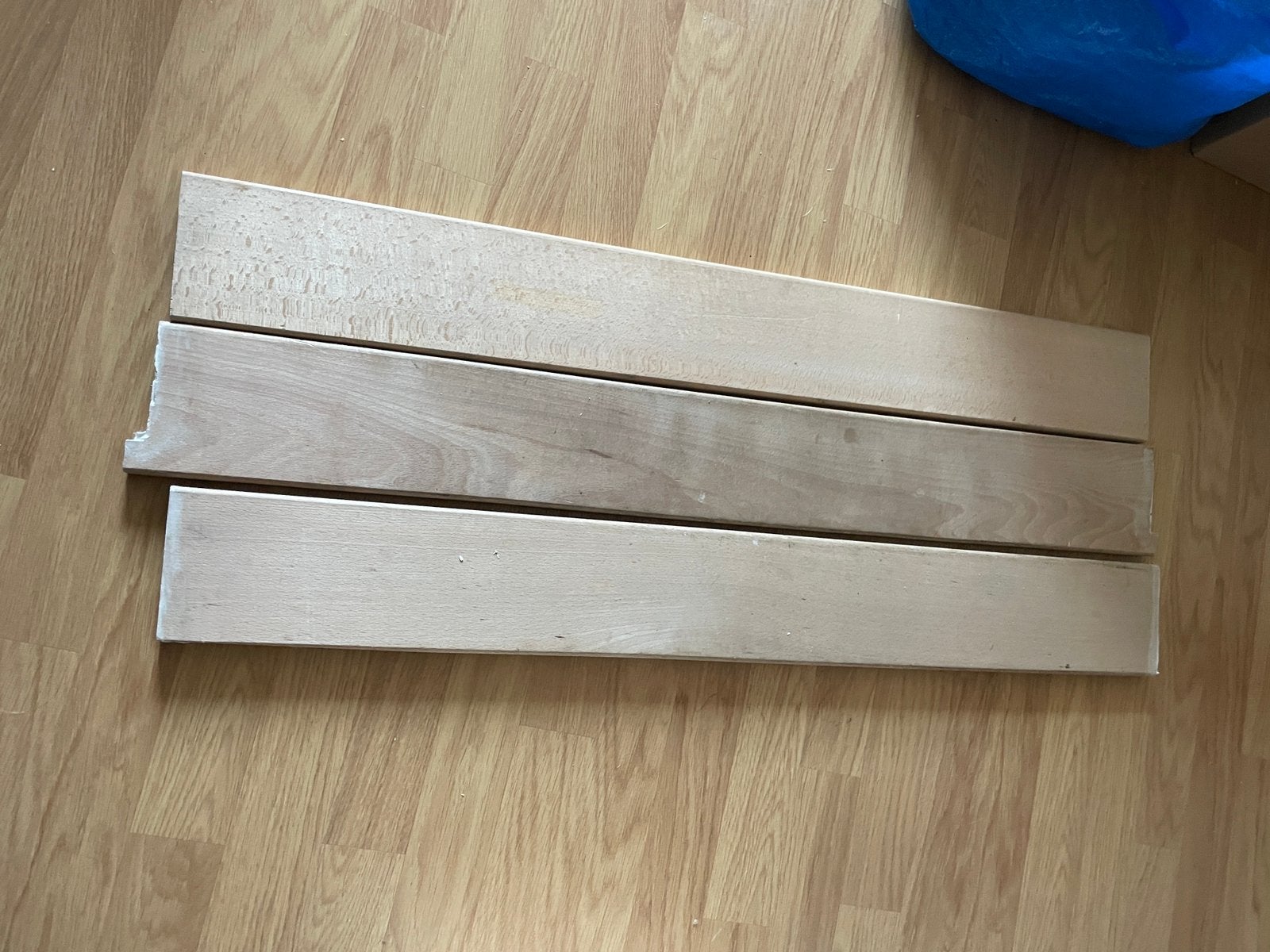 Houten dorpels 3 stuks, Gebruikt, Ophalen of Verzenden, Plank, Minder dan 200 cm