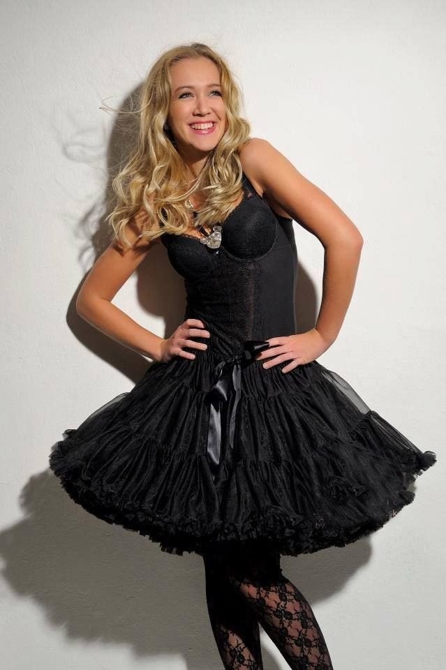 Banned Apparel Zwarte Petticoat Rok XS-4XL, Zwart, Maat 46/48 (XL) of groter, Nieuw, Ophalen of Verzenden