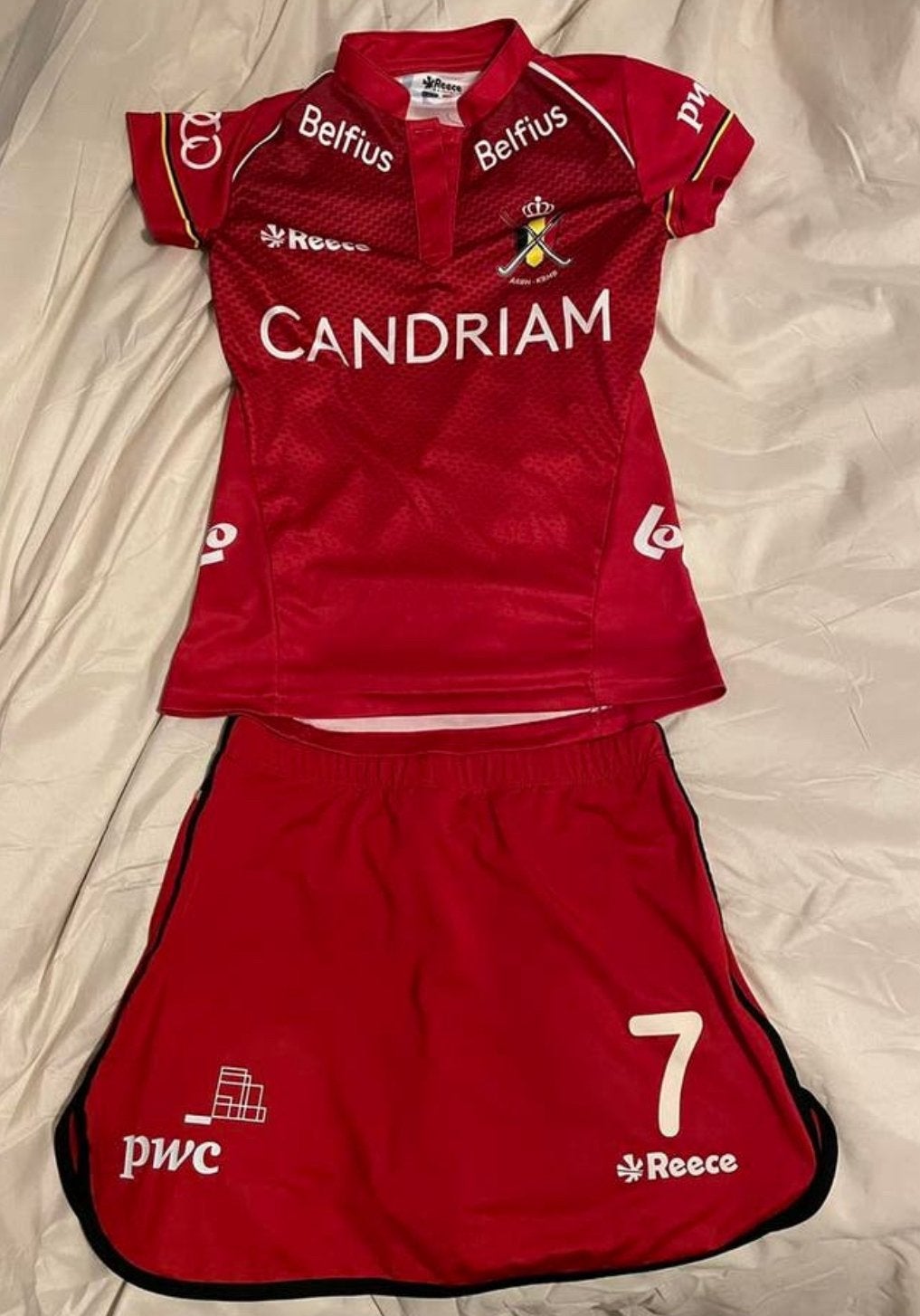 Belgie nationaal elftal hockey tenue vrouwen xs/s, Ophalen of Verzenden, Gebruikt, Kleding