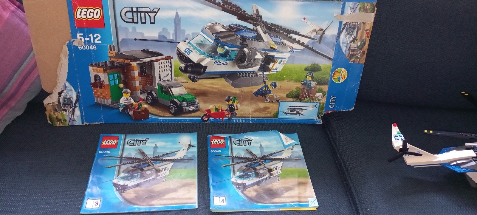 lego helikopter 60046, Ophalen, Gebruikt, Lego, Inclusief instructies