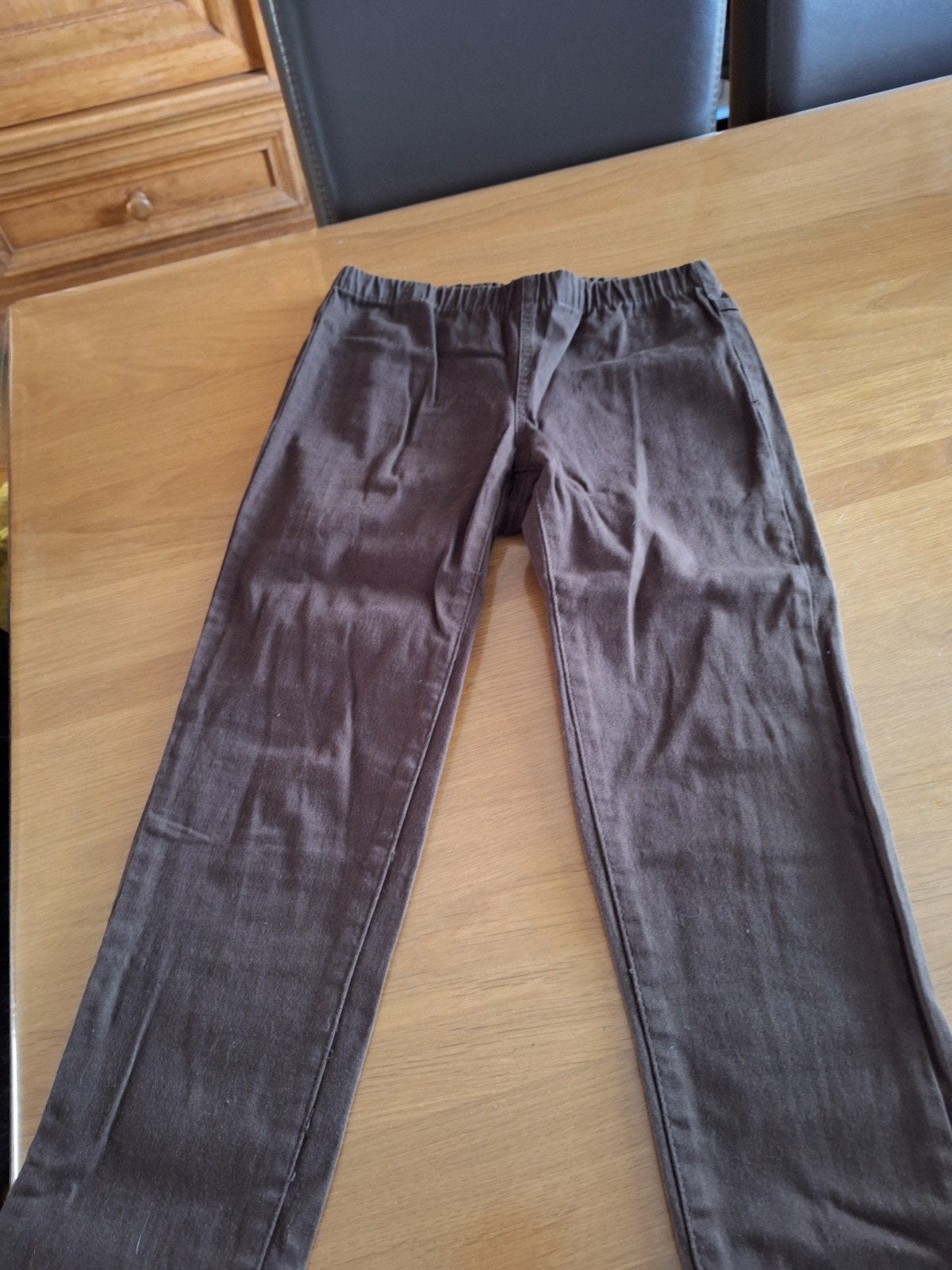 dames tregging  broek Pieces maat 36 bruin, Ophalen of Verzenden, Zo goed als nieuw, Overige maten, Bruin