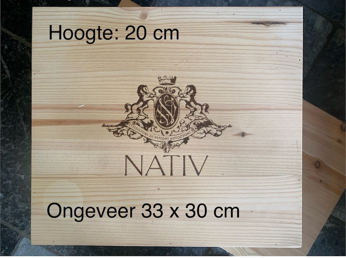 Houten kistjes, Ophalen, Zo goed als nieuw