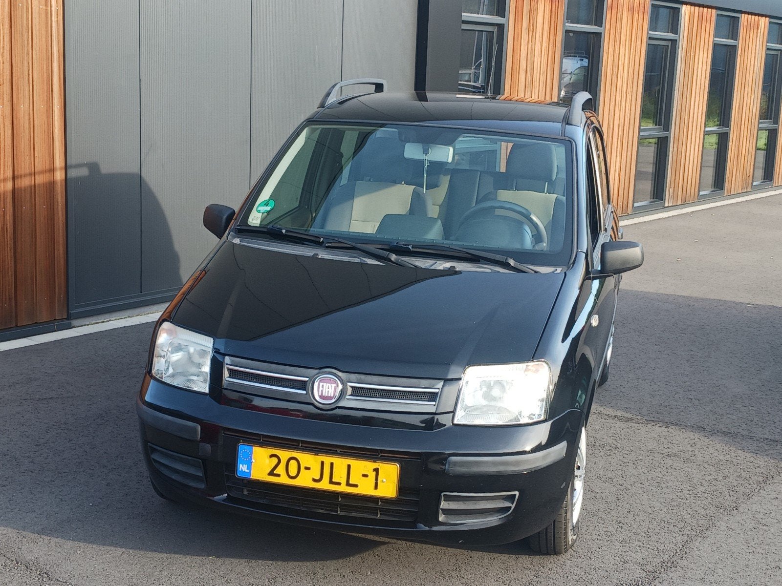 Fiat Panda 1.2 44KW 60PK 2009 Zwart, Voorwielaandrijving, 1242 cc, Zwart, Origineel Nederlands