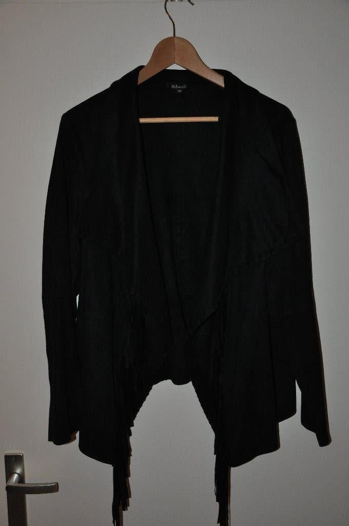 prachtig nieuw zwart soepel suèdelook jasje maat 50 MS Mode, Zwart, Maat 46/48 (XL) of groter, Nieuw, Ophalen of Verzenden