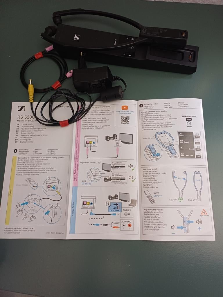 Sennheiser RS 5200, Audio, Tv en Foto, Koptelefoons, Sennheiser, Zo goed als nieuw, Draadloos, Op oor (supra aural)