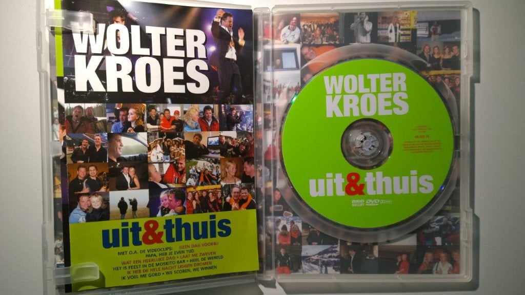 Wolter Kroes - Uit &Thuis (DVD), Alle leeftijden, Ophalen of Verzenden, Zo goed als nieuw, Concert