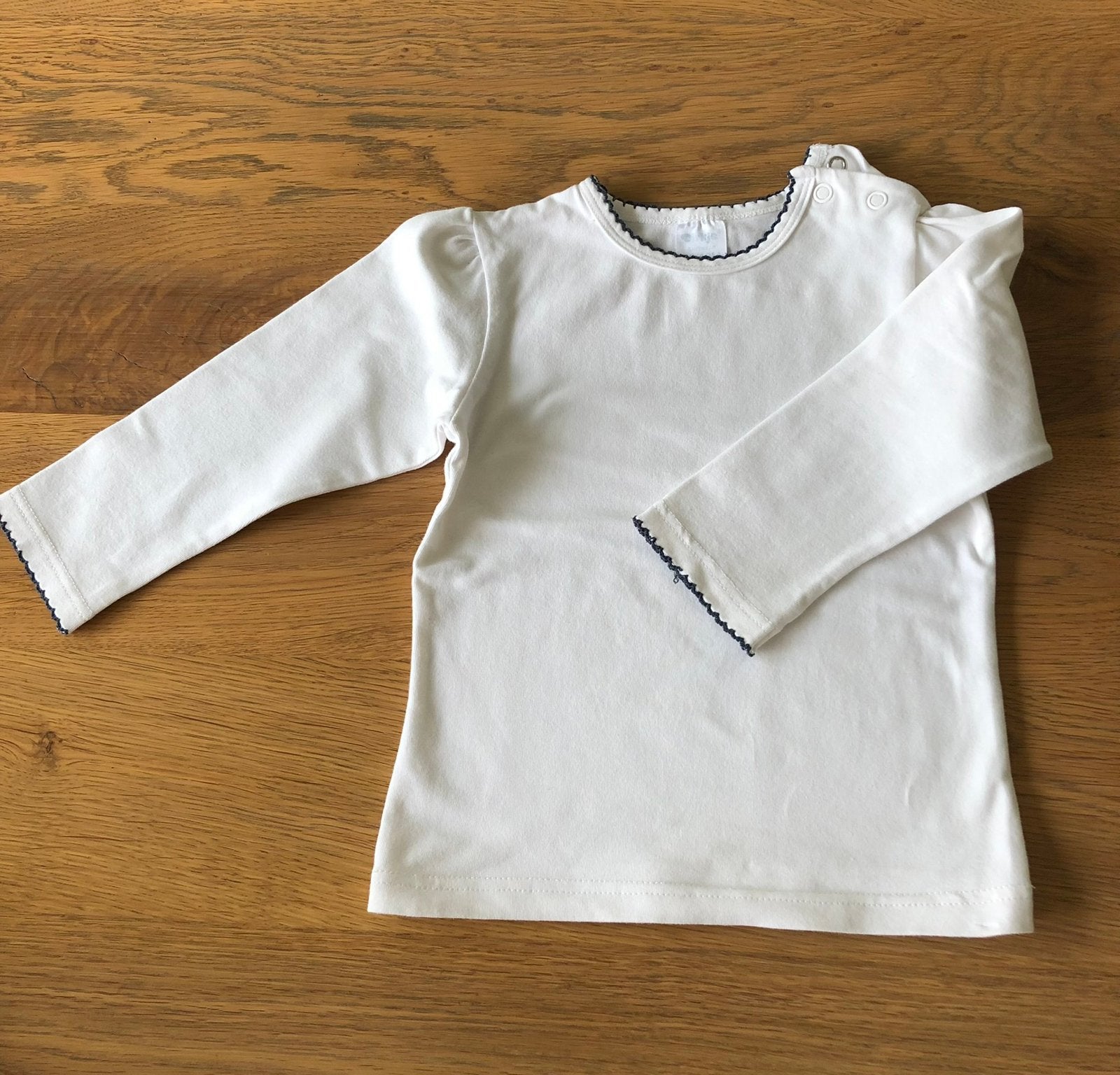 Schattige witte longsleeve, maat 86, Dirkje, Kinderen en Baby's, Babykleding | Maat 86, Ophalen of Verzenden, Zo goed als nieuw