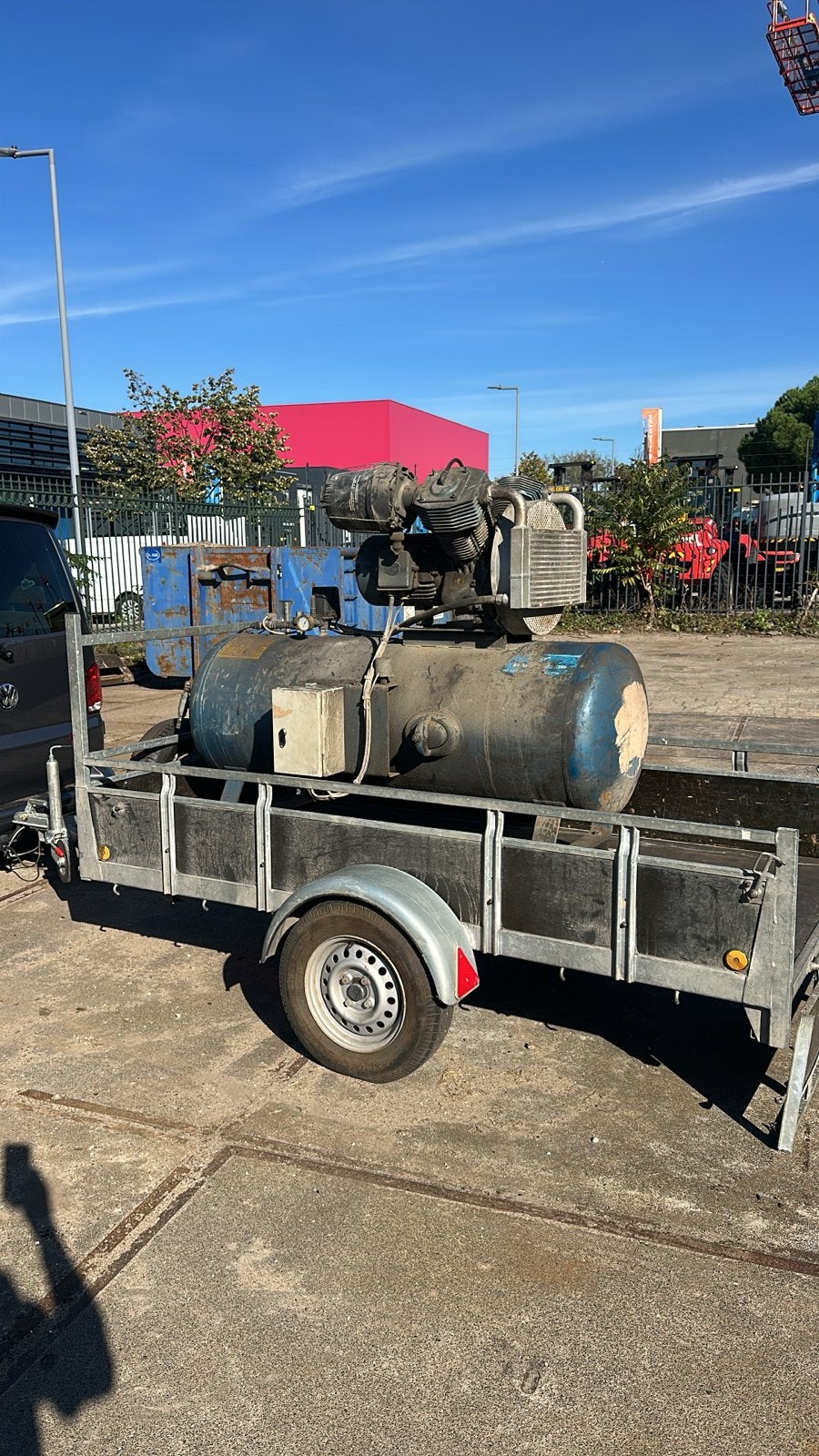 Compressor 380V met 500L tank - Dient nagekeken te worden, 100 liter of meer, Ophalen, Gebruikt, 10 bar of meer