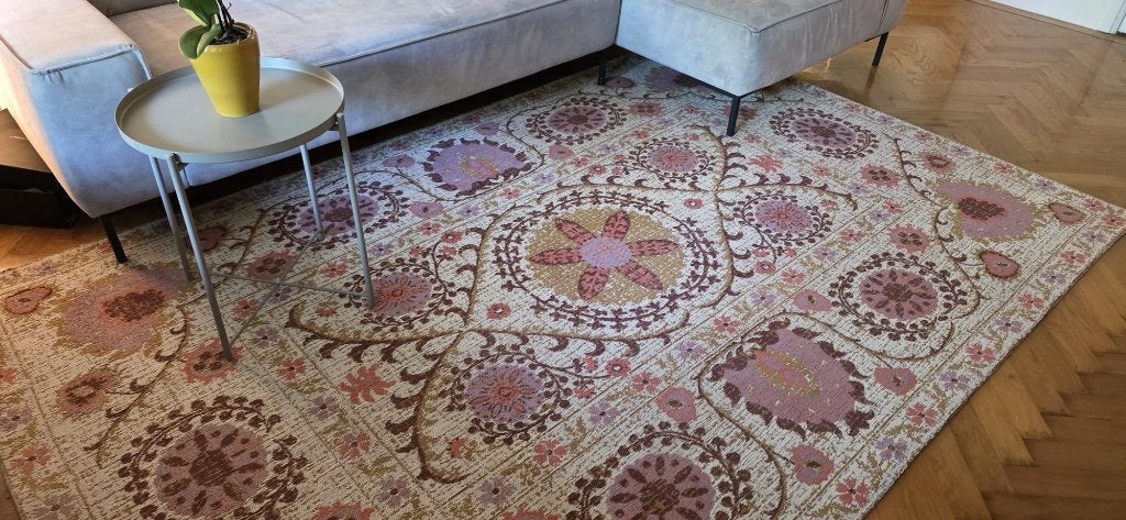 Sissy- Boy Multicolor Rug - Like New, Low pile, Crème, 150 tot 200 cm, 200 cm of meer