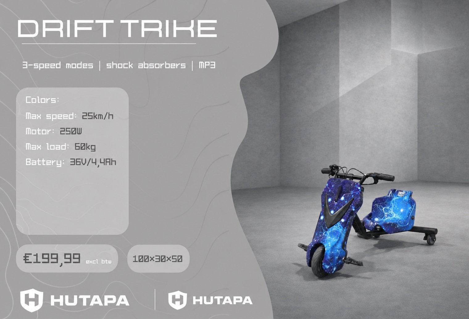 ✅DEAL✅ Drifttrike, garantie, direct leverbaar, veel kleuren, Eén persoon, September